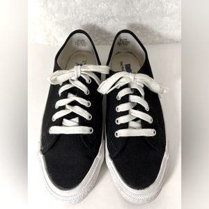 Keds-90’s Vintage, Black/White, Canvas, Thick Sole, Women’s, Shoes. Size-8.5M